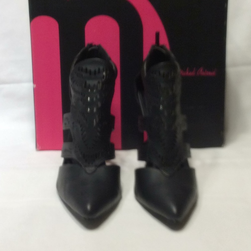 Michael Antonio Black Locker PU Heels